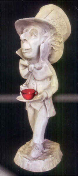 Mad Hatter Sculpture Alice In Wonderland Character Statue